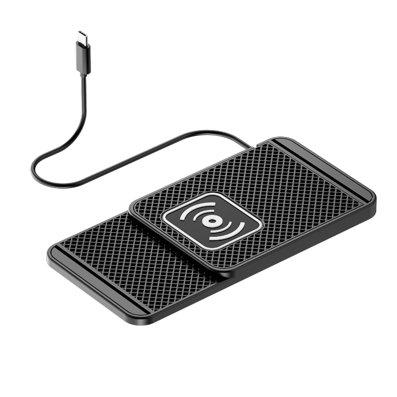 Wireless Phone Charger Pad - 1M Kawat Panjang USB/TYPE-C Alas Pengisi