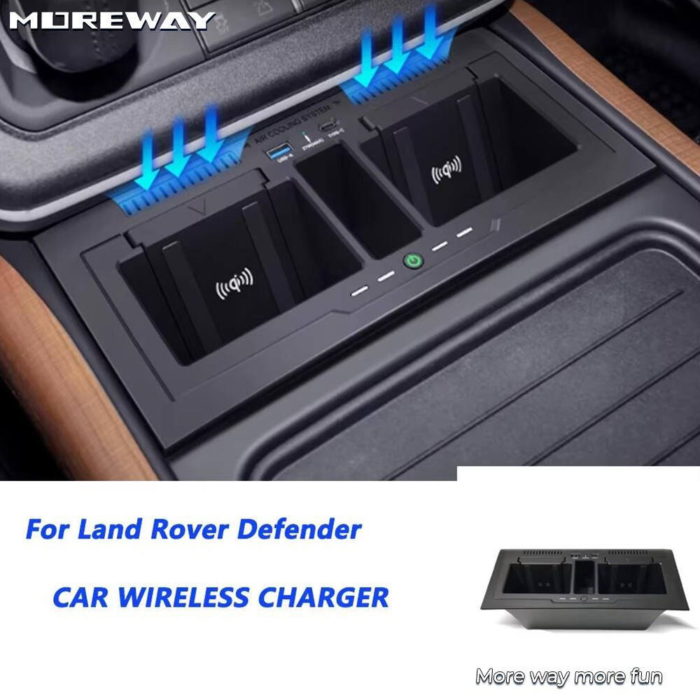 Wireless Phone Charger Pad - Alas Pengisi Daya Mobil Moreway Fast