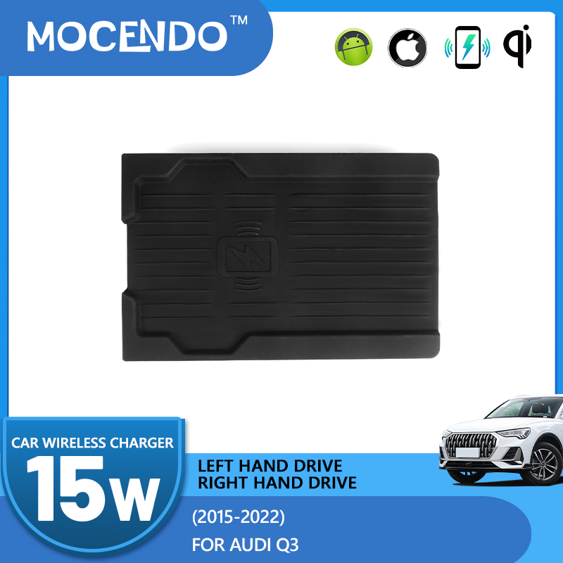 Wireless Phone Charger Pad - Pengisi Daya Mobil Nirkabel 15W, Alas