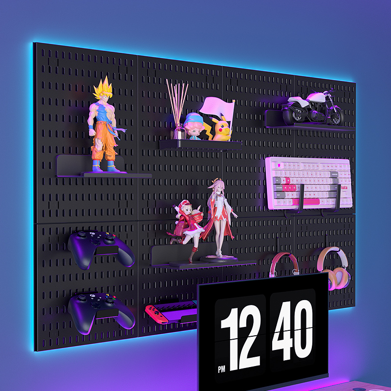 Unique Electronics Gadgets - Pegboard yang dipasang di dinding, Penyimpanan
