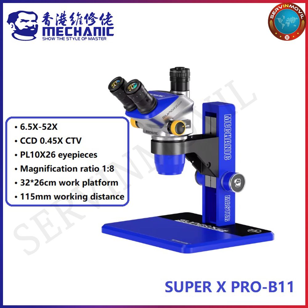 Digital Magnifier Reading - MEKANIK SUPER X PRO-B11 Trinocular Stereo