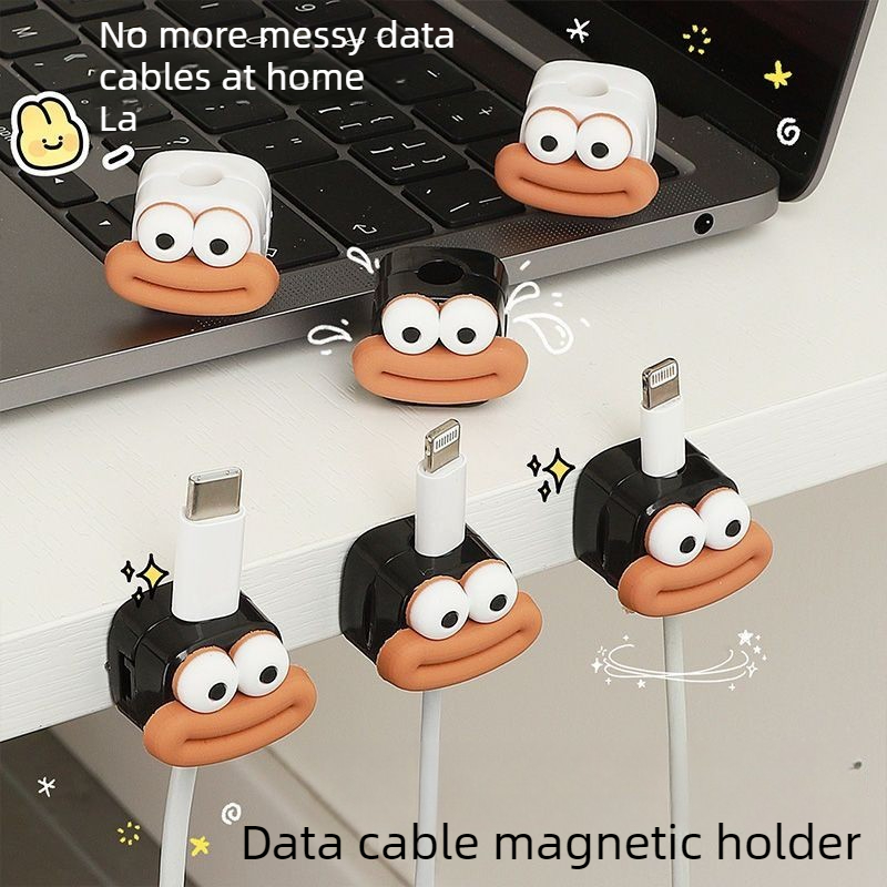 Magnetic Charging Cable - 1/5/10 Buah Klip Kabel Magnetik Pengatur