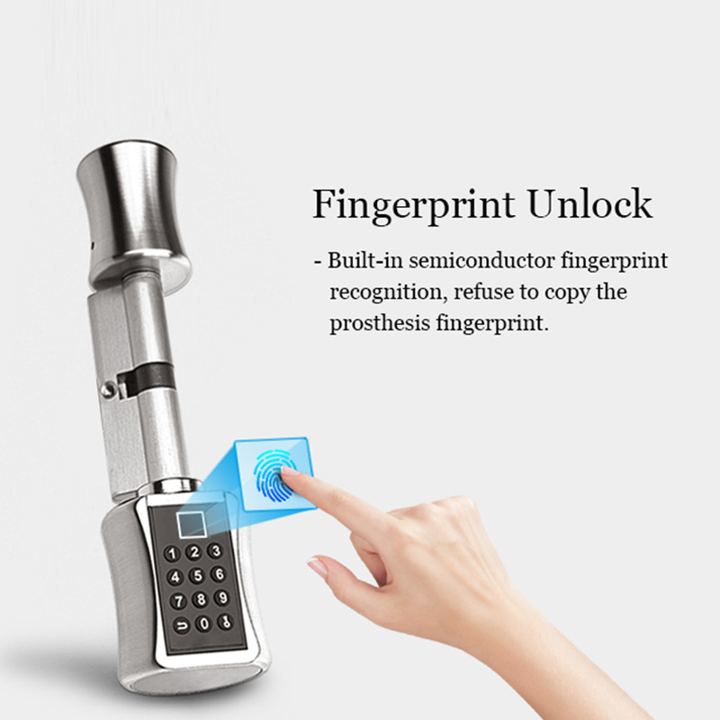Kunci Silinder Pintar Sidik Ja - Unique Electronics Gadgets ulasan dan harga