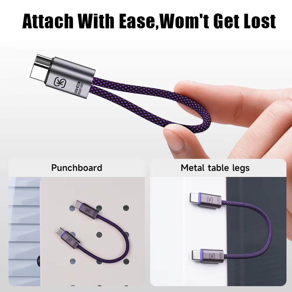 Kabel Magnetik Pendek 240W 0.1 - Magnetic Charging Cable ulasan dan harga