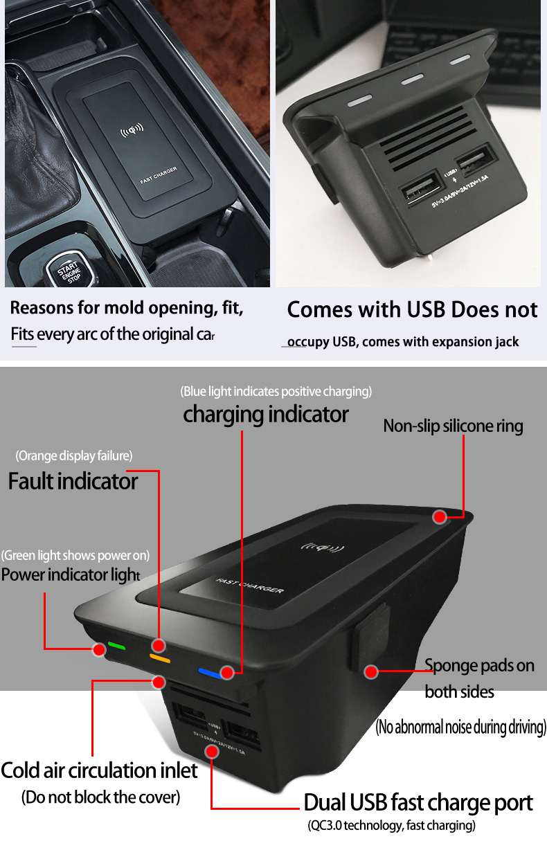 Alas pengisi daya nirkabel 15w - Wireless Phone Charger Pad ulasan dan harga