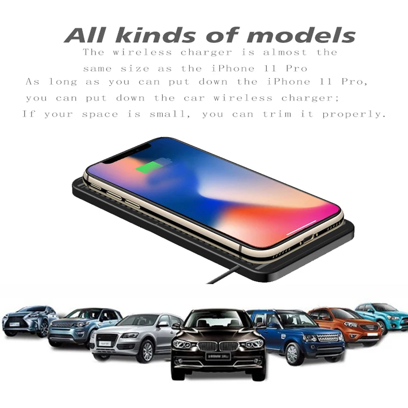 Bantalan Pengisi Daya Mobil Ni - Wireless Phone Charger Pad ulasan dan harga