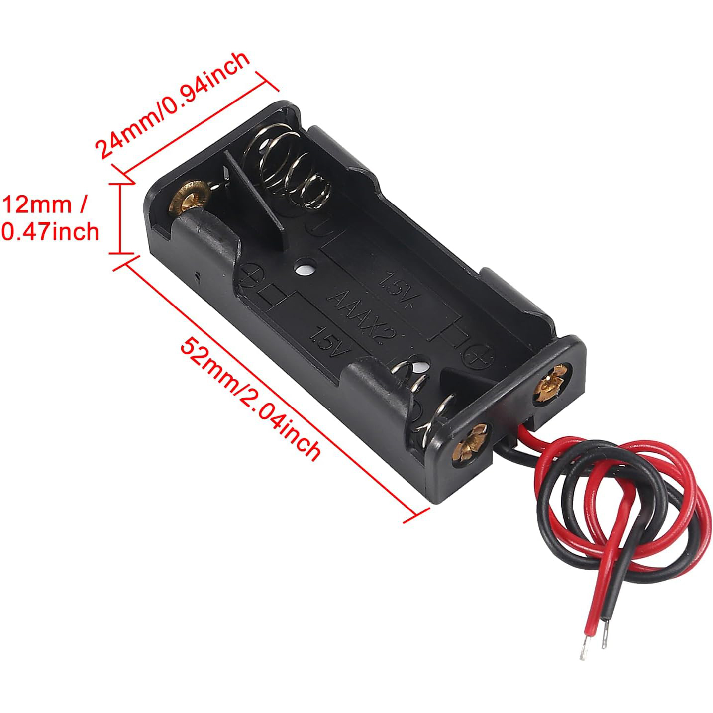 10 Buah Tempat Baterai AAA 2X  - Unique Electronics Gadgets ulasan dan harga