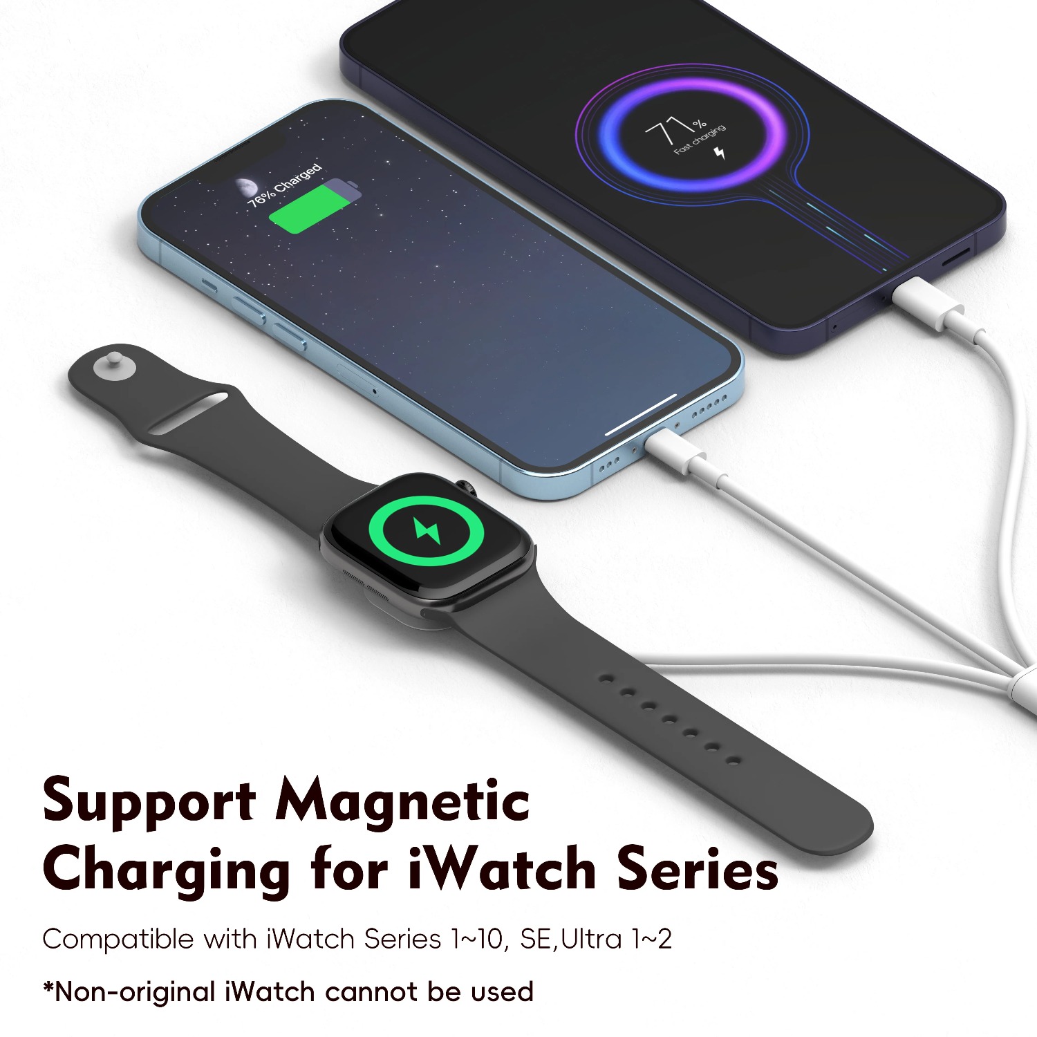 Kabel Pengisi Daya Magnetik 3  - Magnetic Charging Cable ulasan dan harga