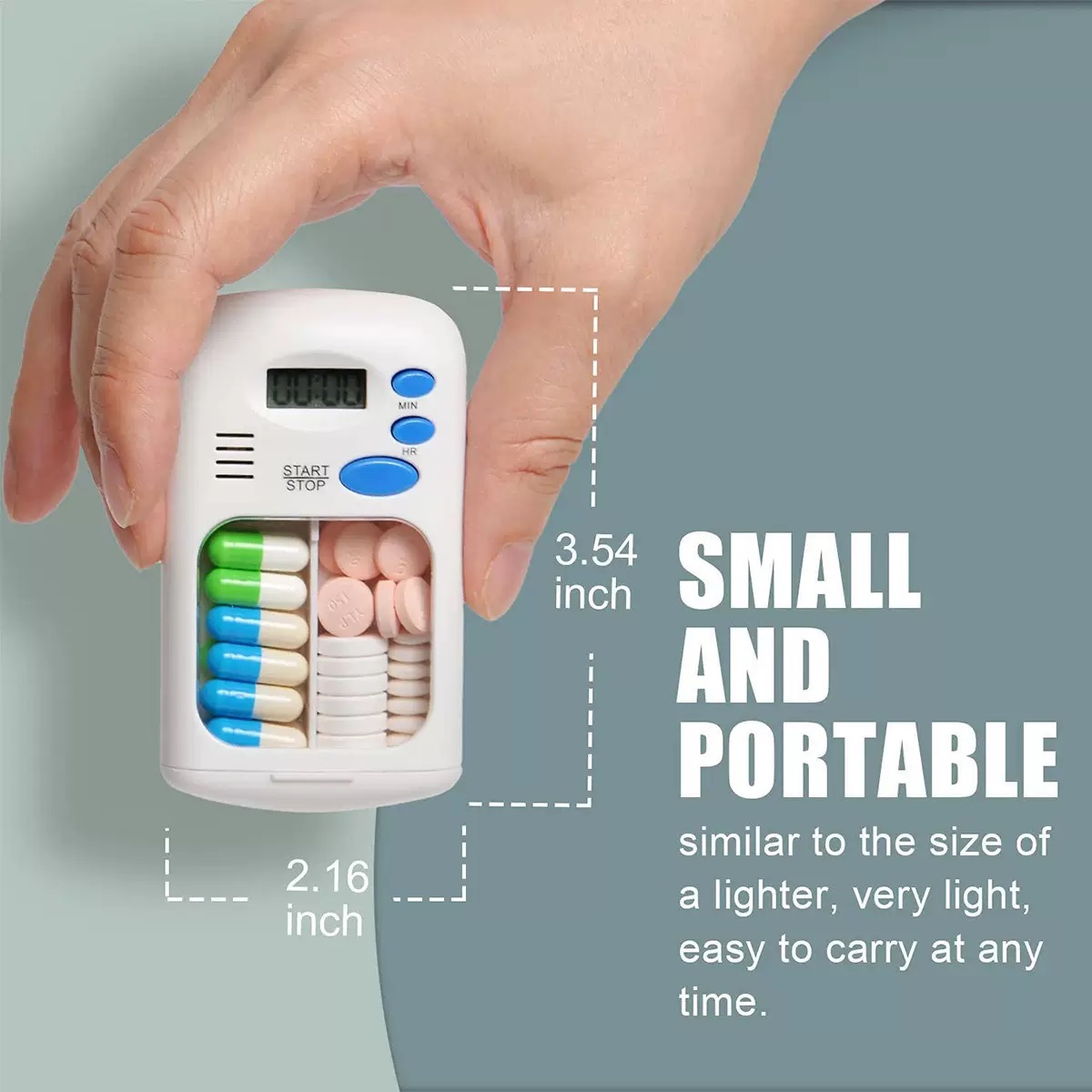 Kotak Obat Elektronik Mini Por - Electronics & Gadgets Starting With V ulasan dan harga